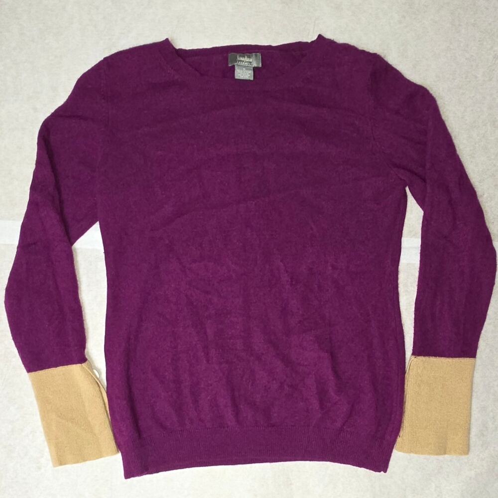 Neiman Marcus Women's Purple Cashmere Sweater